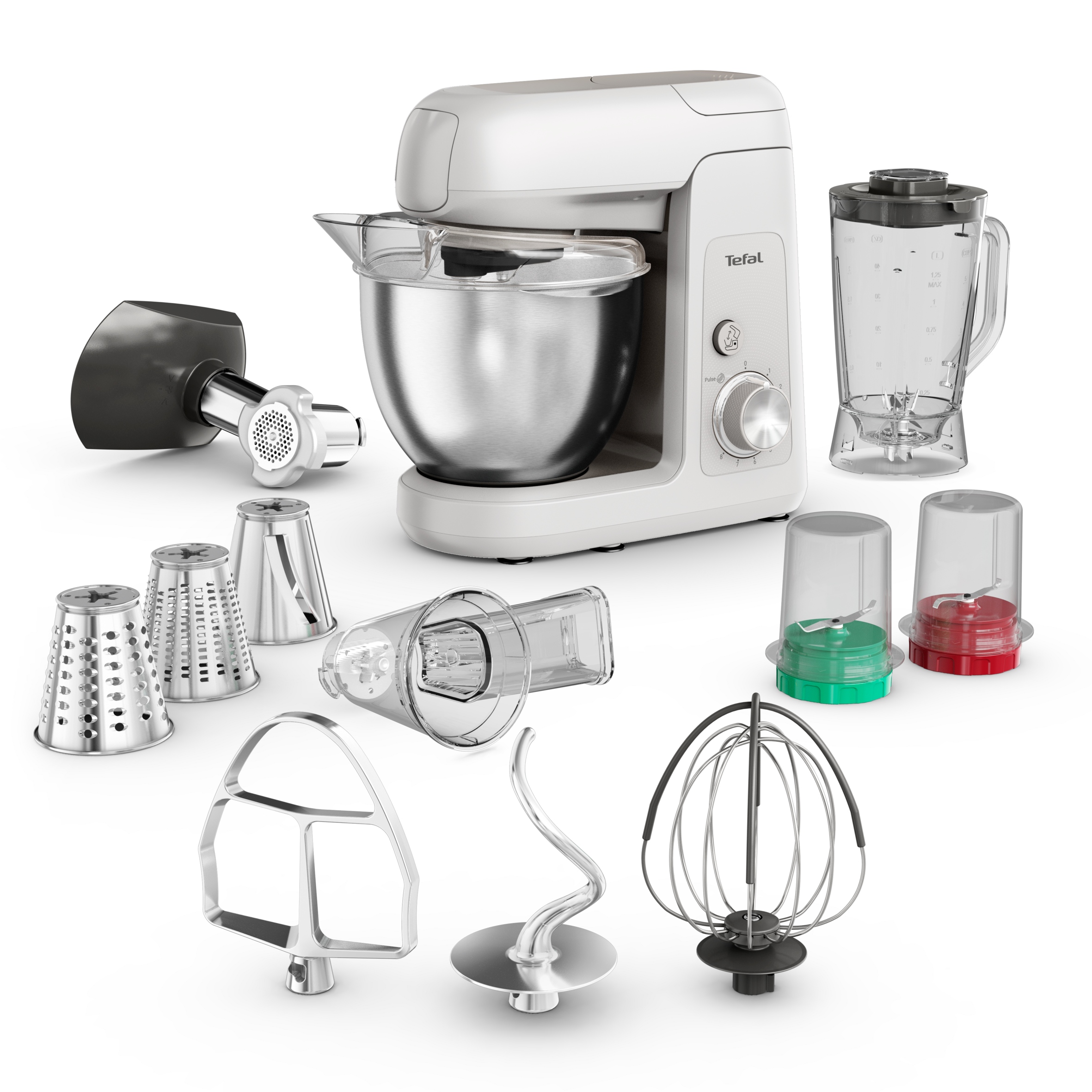 QB525B38 Bake Partner kuchynský robot Tefal svetlošedý