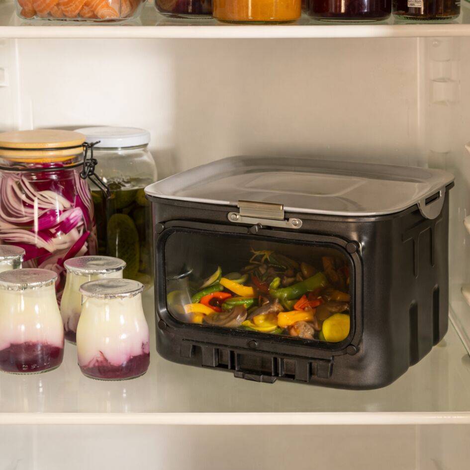 Úložná sada Easy Fry Silence 7L Vision, prídavná zásuvka, mriežka a veko