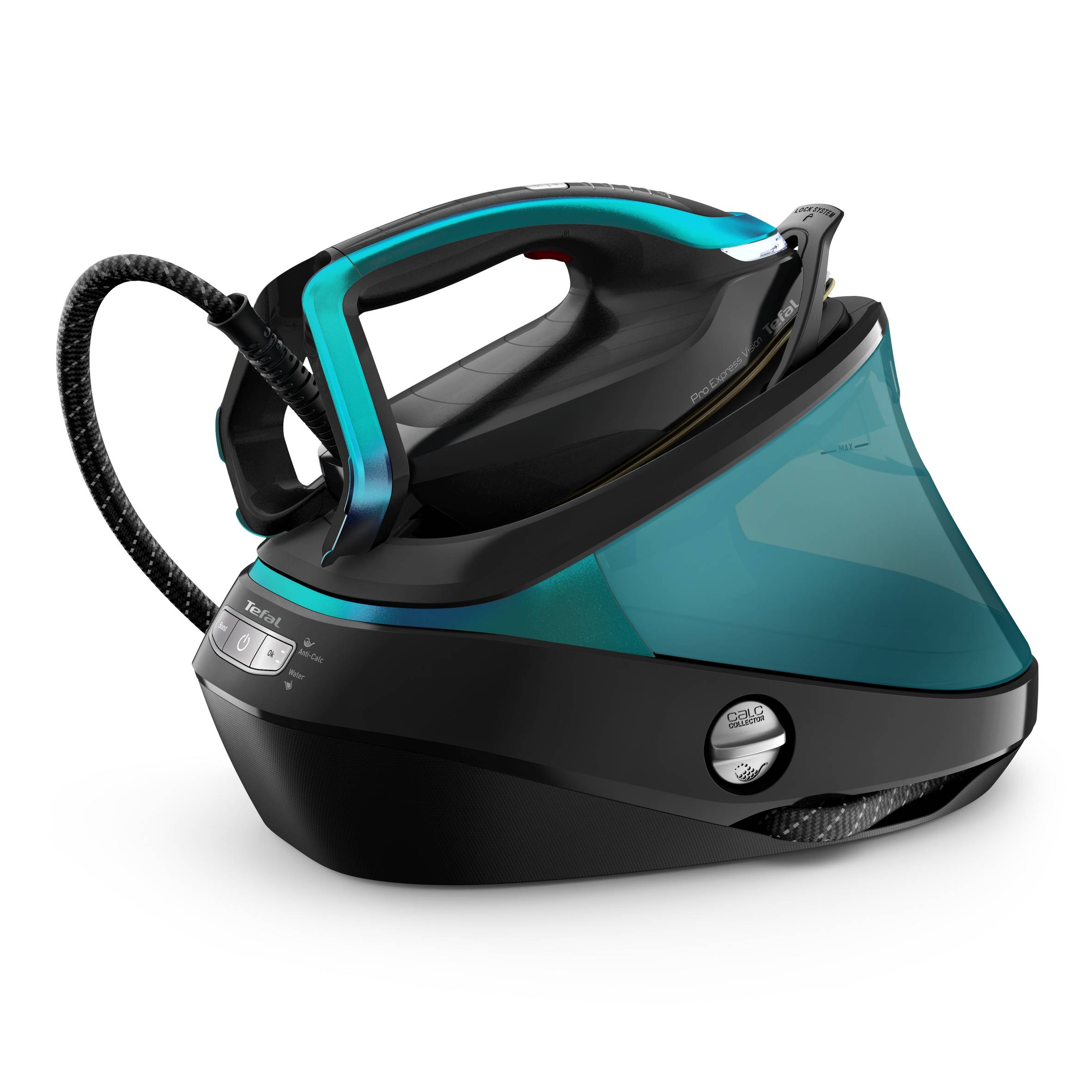 Parný generátor Tefal Pro Express Vision GV9822E1 Korálová modrá/čierna