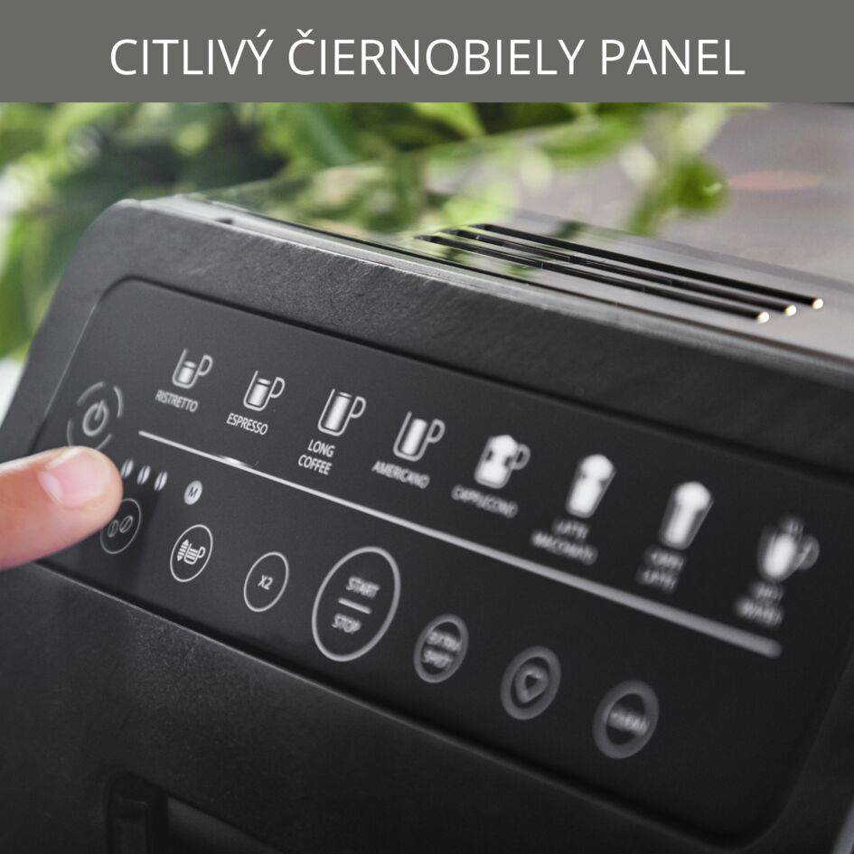 Automatický kávovar KRUPS Evidence Eco EA897B10 matne čierny