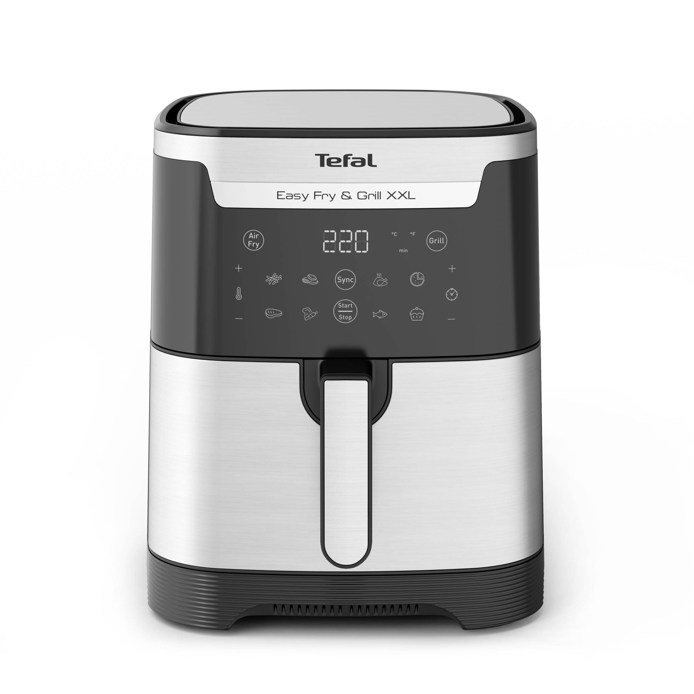 Teplovzdušná fritéza Tefal Easy Fry & Grill 2v1 EY801D15 Čierná/Nerezová