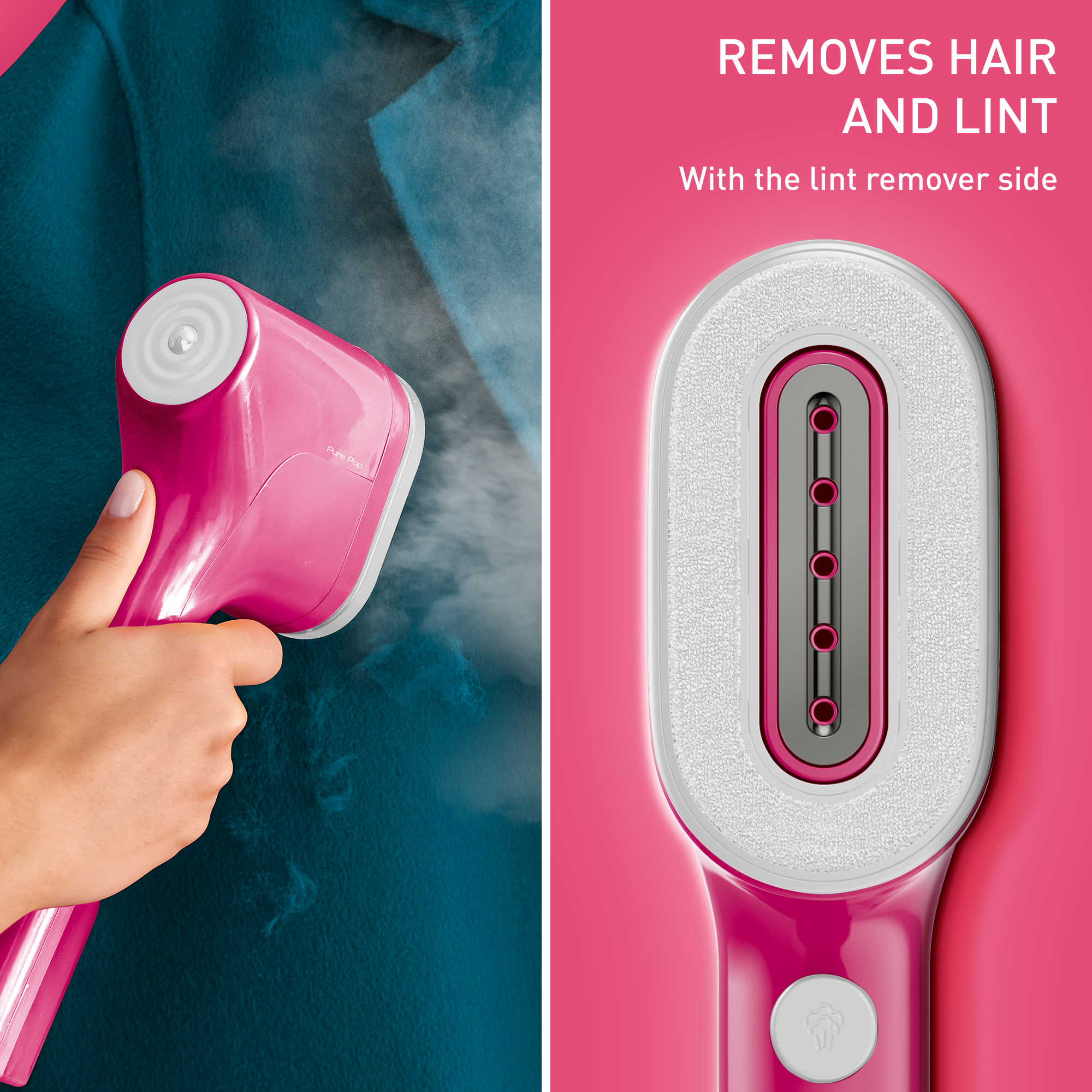 Naparovač odevov Tefal Pure POP DT2023F0 růžová