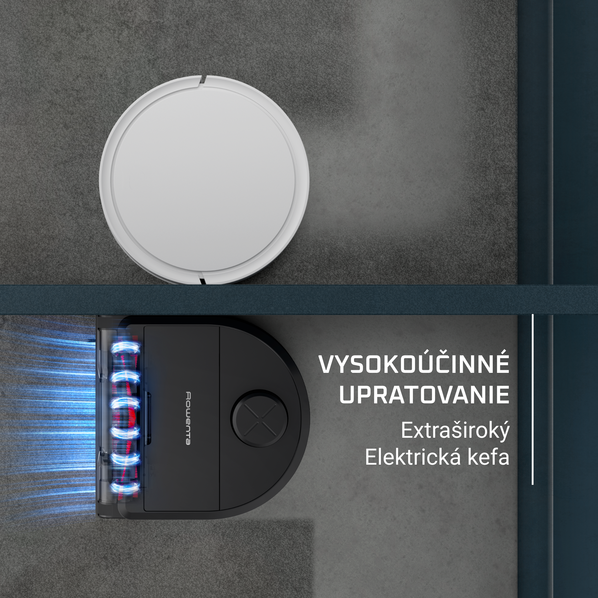 Robotický vysávač Rowenta X-PLORER S240+ AI Animal & Allergy 8000Pa RR9695WH