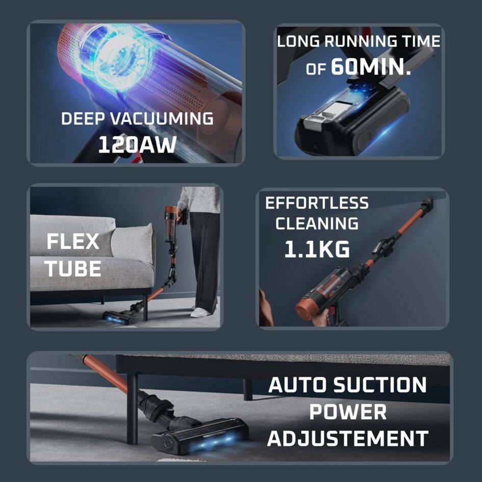 Tyčový vysávač X-Force Flex 10.80 Animal Auto 3v1 120 AW RH7A73E0