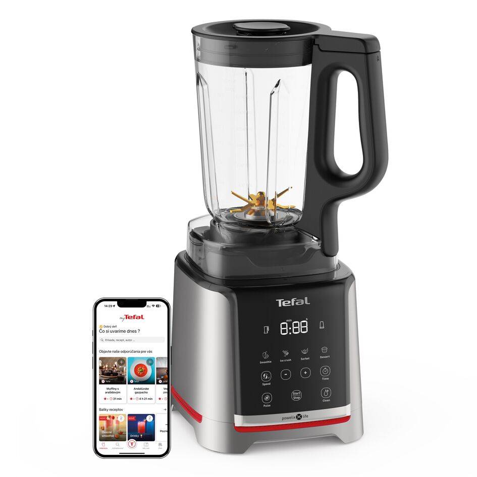 Stolný vysokorychlostný mixér Tefal InfinyMix+ BL91HD31 Strieborný/Čierny