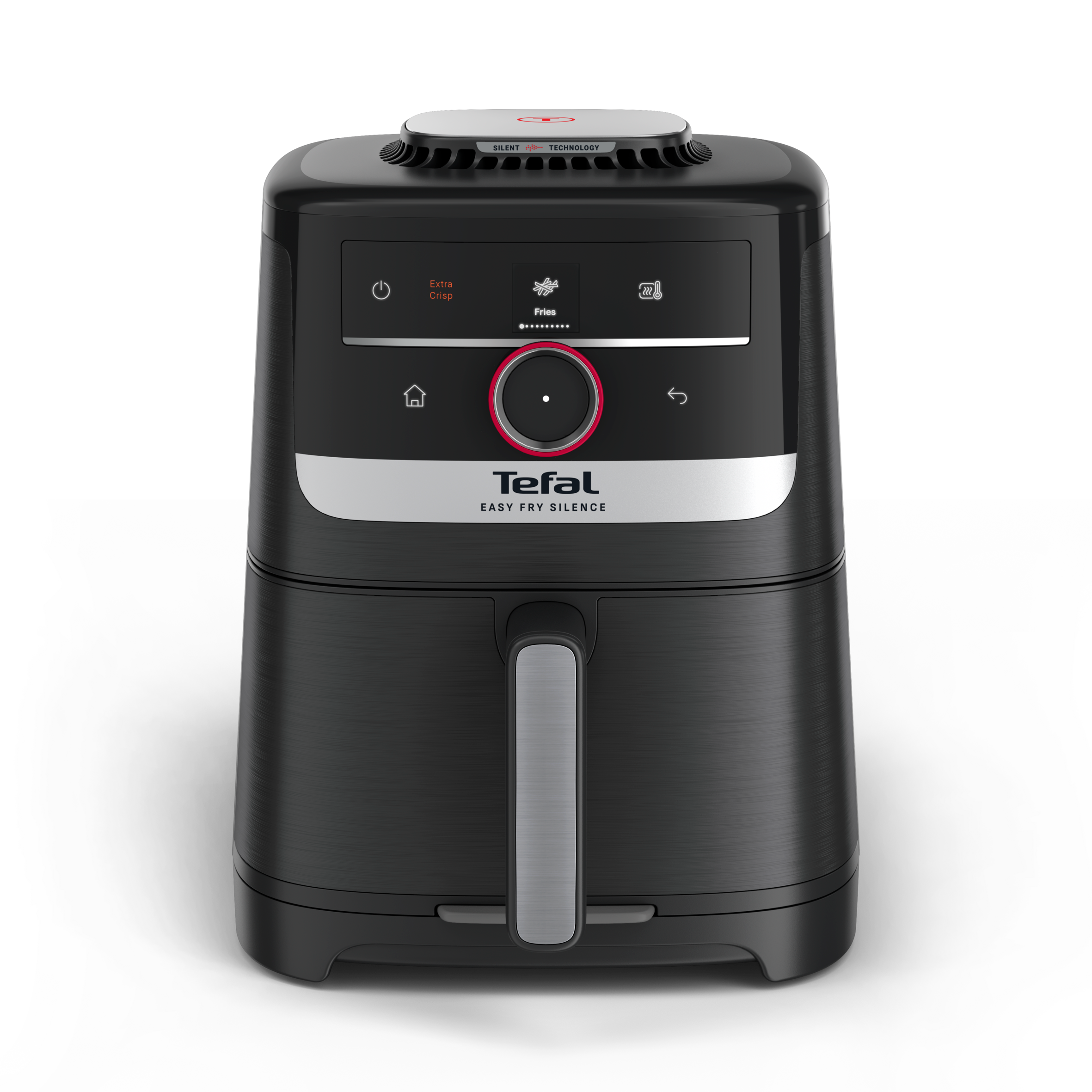 Tichá teplovzdušná fritéza Tefal Easy Fry Silence Smart 5 l EY5728E1 Čierna