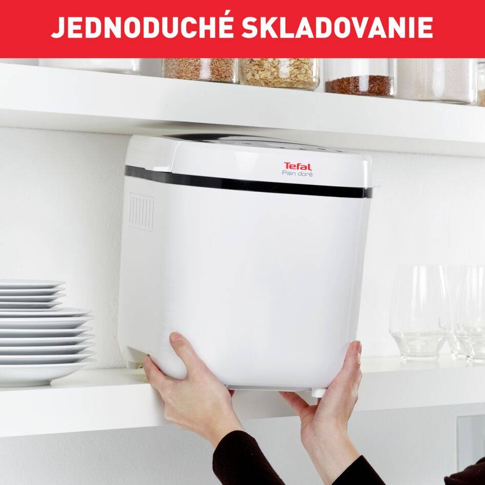 Domáca pekáreň Tefal Pain Doré PF210138 Čierna/Biela
