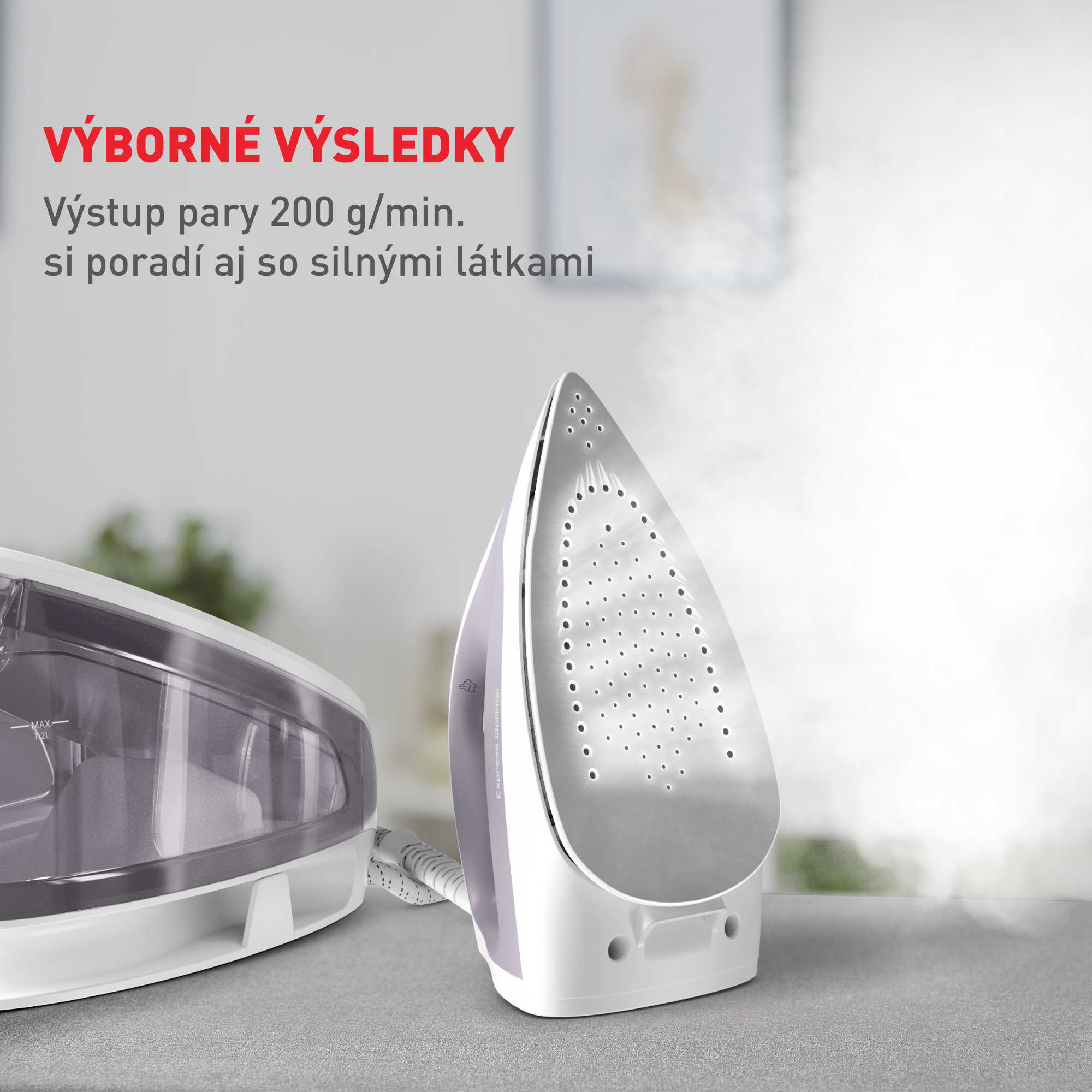 Parný generátor Tefal Express Optimal SV1110E0 šedá